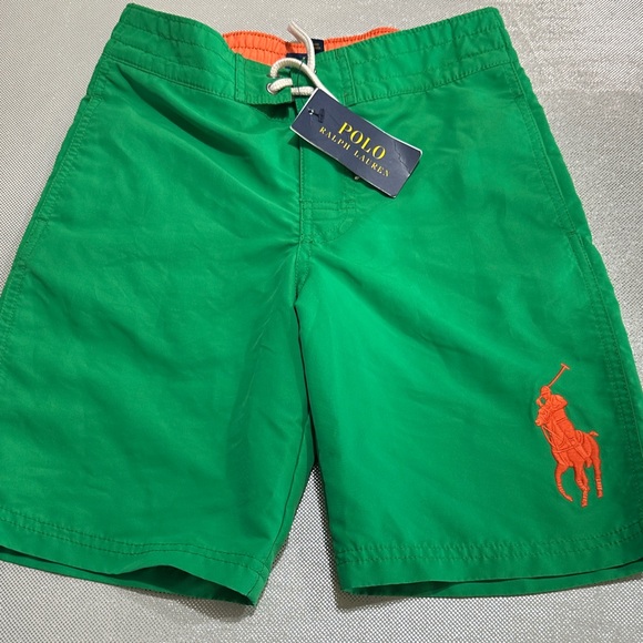 Polo Ralph Lauren Other - Polo by Ralph Lauren Boys Vibrant Green Swim Shorts